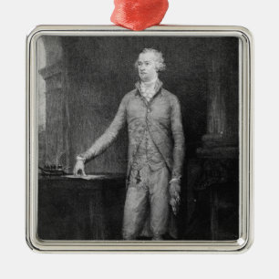 Alexander Hamilton, nach der Malerei von 1792 Ornament Aus Metall