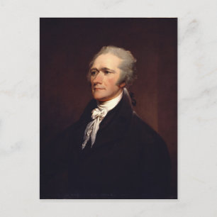 Alexander Hamilton Portrait von John Trumbull (180 Postkarte