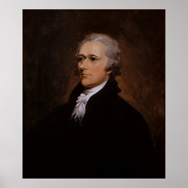 Alexander Hamilton Porträt von John Trumbull Poster (Vorne)