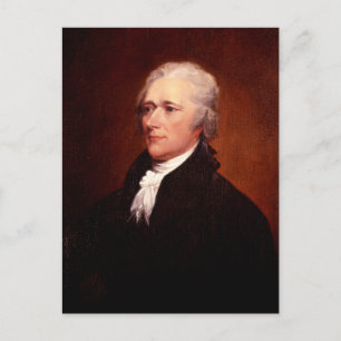 Alexander Hamilton Postkarte