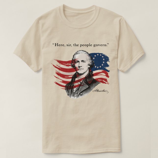 Alexander Hamilton T-Shirt (Design vorne)