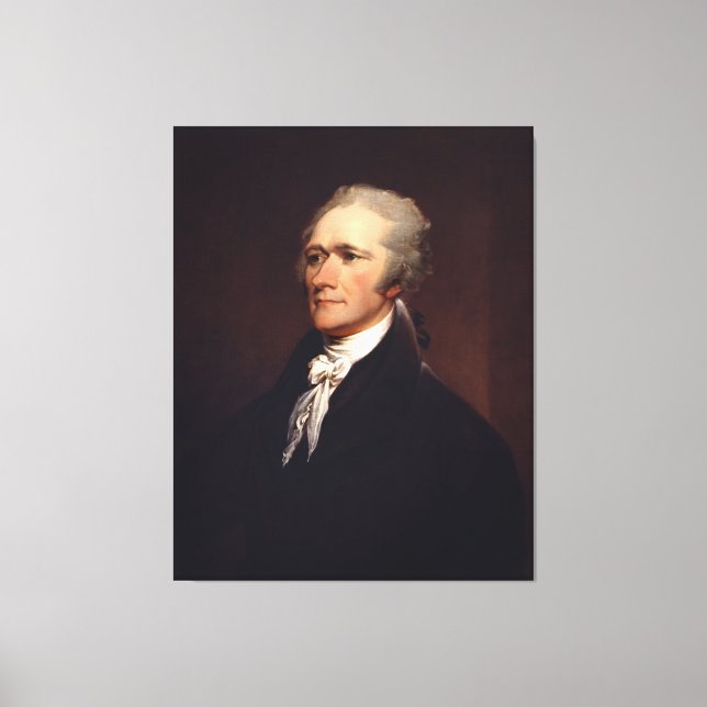 Alexander Hamilton: US-Gründungsvater, Historisch Leinwanddruck (Vorderseite)