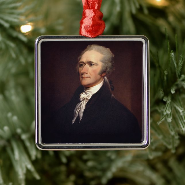 Alexander Hamilton: US-Gründungsvater, Historisch Ornament Aus Metall (Baum)