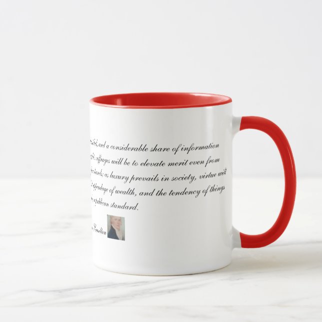 Alexander Hamilton-Zitat 2 Tasse (Rechts)