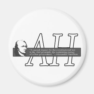 Alexander Hamilton-Zitat-Magnet Magnet