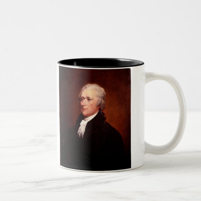 Alexander Hamilton Zweifarbige Tasse (Rechts)