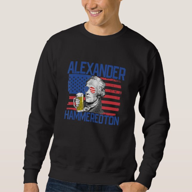 Alexander Hammeredton 4. Juli Alexander Hamilt Sweatshirt (Vorderseite)