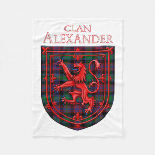 Alexander Hunting Tartan Scottish Kariert Fleecedecke