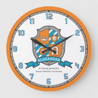 Alexander Jungs Name bedeutet Ritter Schild Orange