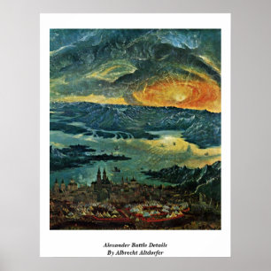 Alexander-Kampf-Details durch Albrecht Altdorfer Poster