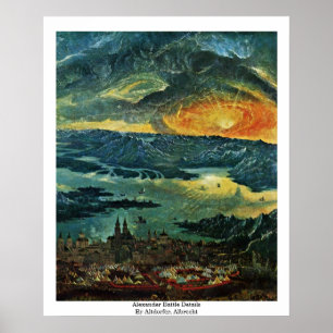 Alexander-Kampf-Details durch Altdorfer, Albrecht Poster