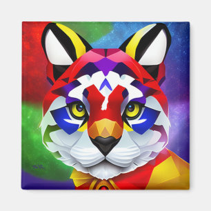 Alexander-Katzenquadrat-Magnet Magnet