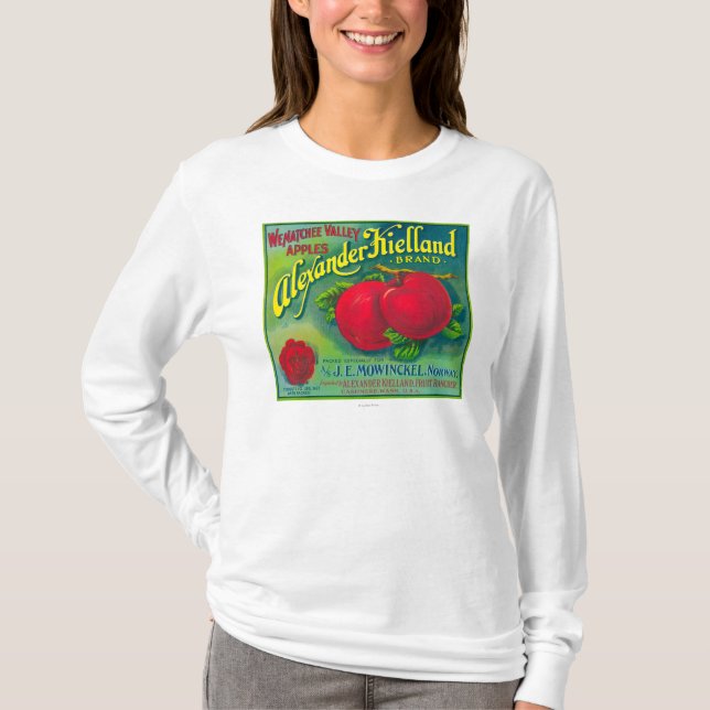 Alexander Kielland Apple beschriften - Kaschmir, T-Shirt (Vorderseite)