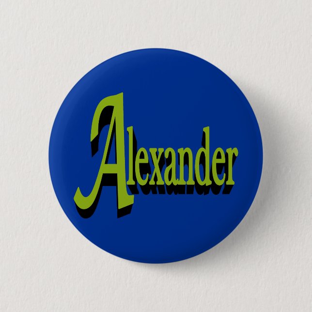 Alexander-Knopf Button (Vorderseite)