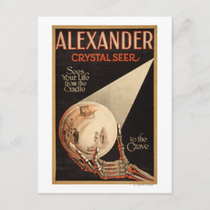 Alexander, Kristallzauber "Cradle to the Grave" Postkarte