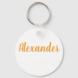 Alexander name Metal ring keychain Schlüsselanhänger