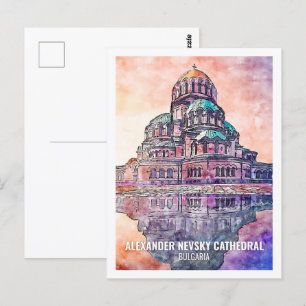 Alexander Nevsky Kathedrale Sehenswürdigkeiten Was Postkarte