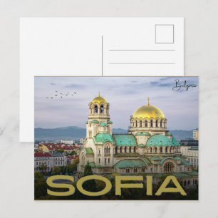 Alexander Nevsky Sofia , Bulgarien Vintage Geschen Postkarte