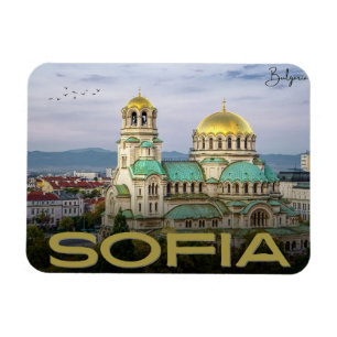 Alexander Newski Sofia, Bulgarien Vintage-Geschenk Magnet