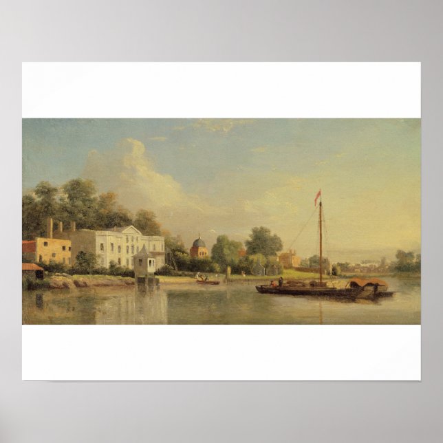 Alexander Pope's (1688-1744) Villa, Twickenham, c. Poster (Vorne)