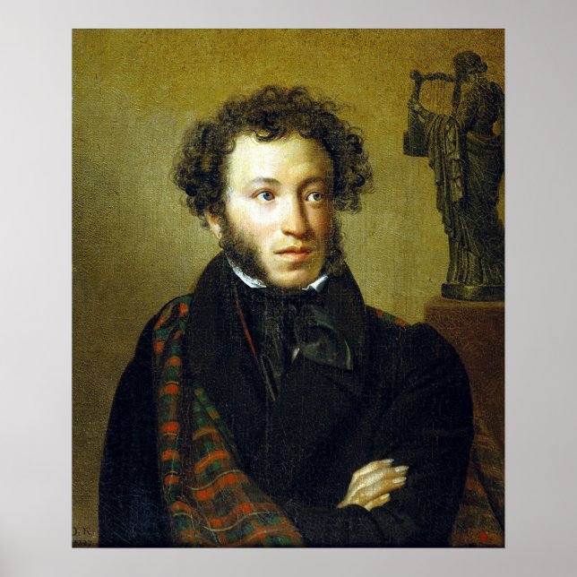 Alexander Pushkin Portrait Poster (Vorne)