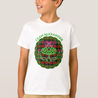 Alexander Scottish Tartan Celtic Thistle T-Shirt