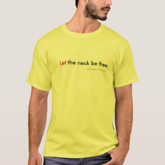 Alexander-Technikrichtungshals ist frei T-Shirt