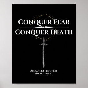 Alexander The Great Equer Angst Motivierend Hist Poster