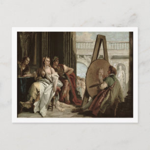 Alexander und Campaspe im Haus des Malers Postkarte