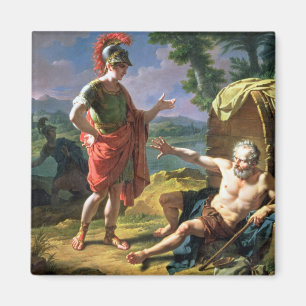 Alexander und Diogenes, 1818 (Öl auf Leinwand) Magnet