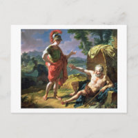 Alexander und Diogenes, 1818 (Öl auf Leinwand)