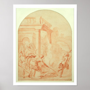 Alexander und Thais auf ihrem betrunkenen Poster