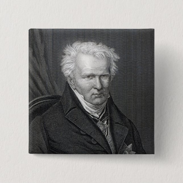 Alexander von Humboldt, graviert von C. Cook Button (Vorderseite)