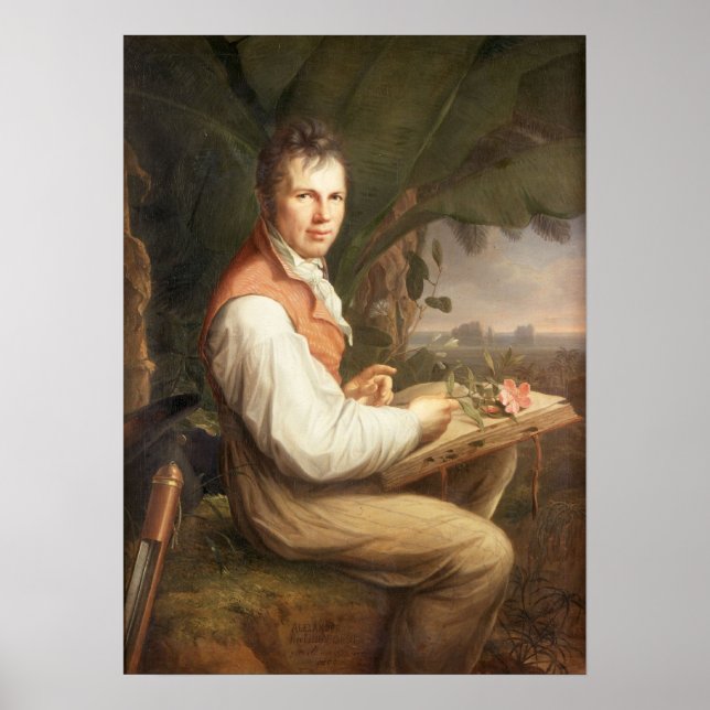 Alexander von Humboldt Poster (Vorne)