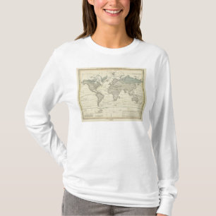Alexander von Humboldts Systems-Isothermalkurven T-Shirt