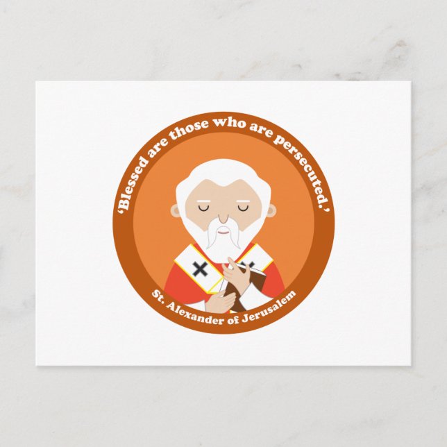 Alexander von Jerusalem Postkarte (Vorderseite)
