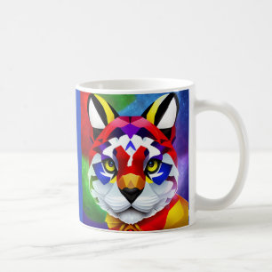 Alexander's Cat blaue linke Hand Tasse