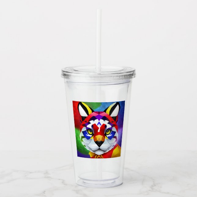 Alexander's Cat Clear Acryltumbler Acryltrinkbecher (Vorderseite)