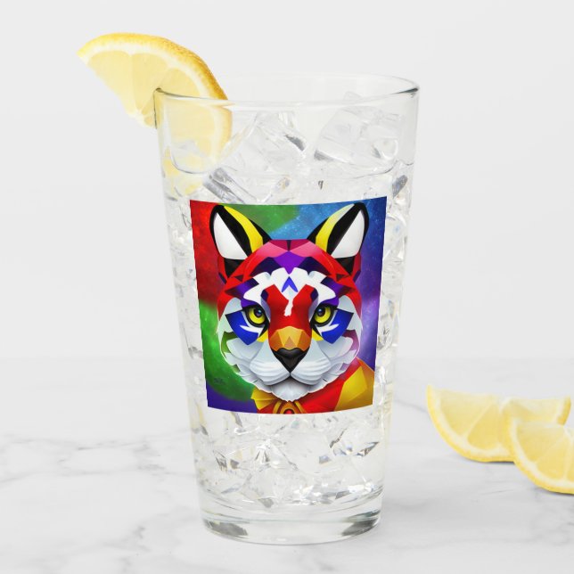 Alexander's Cat Glas-Wäscher Glas (Vorderseite Ice)