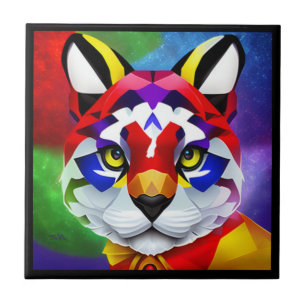 Alexander's Cat kleine schwarze Fliese