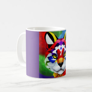 Alexanders Cat lila Tasse mit Mittelpunkt