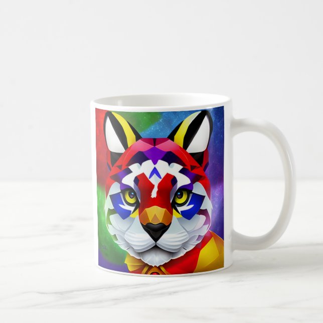 Alexander's Cat-White-Hand-Tasse Kaffeetasse (Rechts)