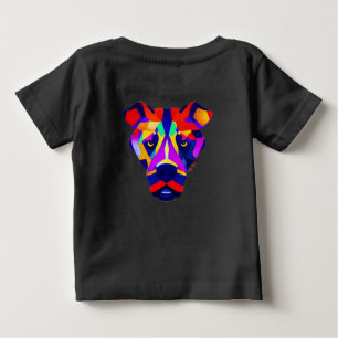 Alexander's Dog Baby Schwarzes T-Shirt Rückseite