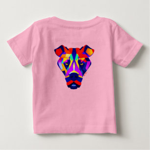Alexanders Hund Baby Rosa T-Shirt Rückseite