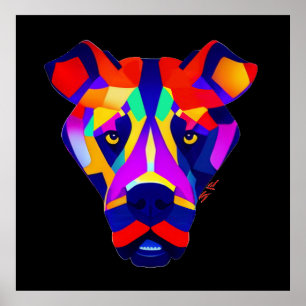 Alexanders Hund schwarzes mattes Poster