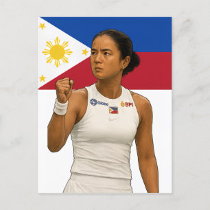 Alexandra Eala - Guadalajara Champion 2025 Feiertagspostkarte