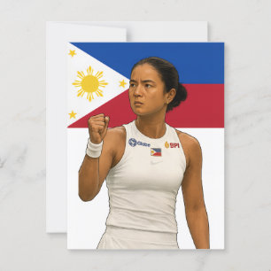 Alexandra Eala - Guadalajara Champion 2025 Postkarte
