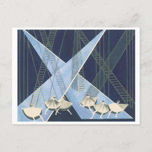 Alexandra Exter Feiertagspostkarte