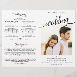 Alexandra Katholic Wedding Mass Zeremonie Programm