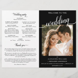 Alexandra Katholic Wedding Mass Zeremonie Programm